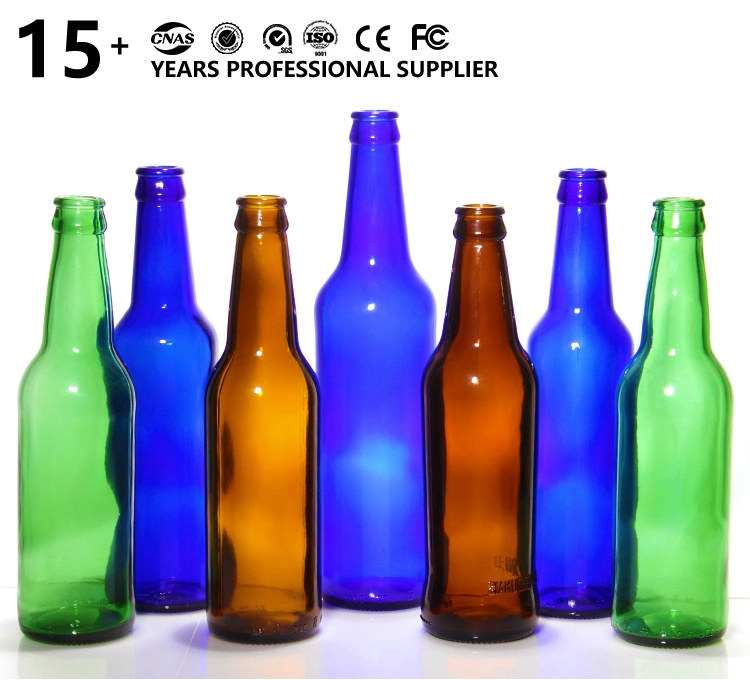 Food Grade 12 Ounce 330ml Long Neck Beer Bottles Glass Beer Bottle for Home Brew